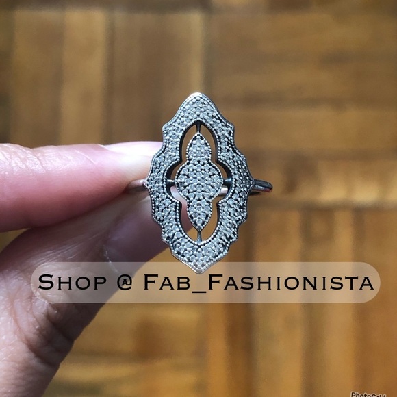 Pandora sterling silver retired ring size 56 - Picture 1 of 8